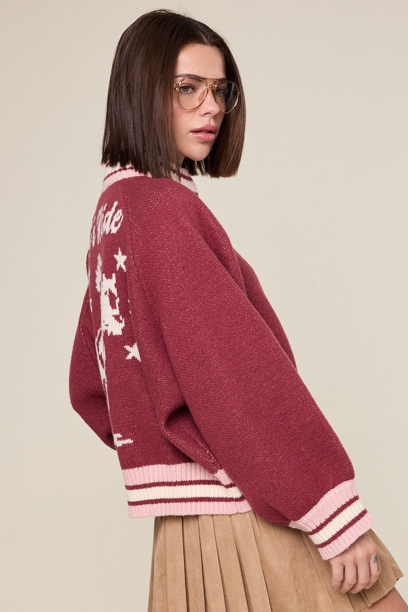 LET´S RIDE KNIT CARDIGAN