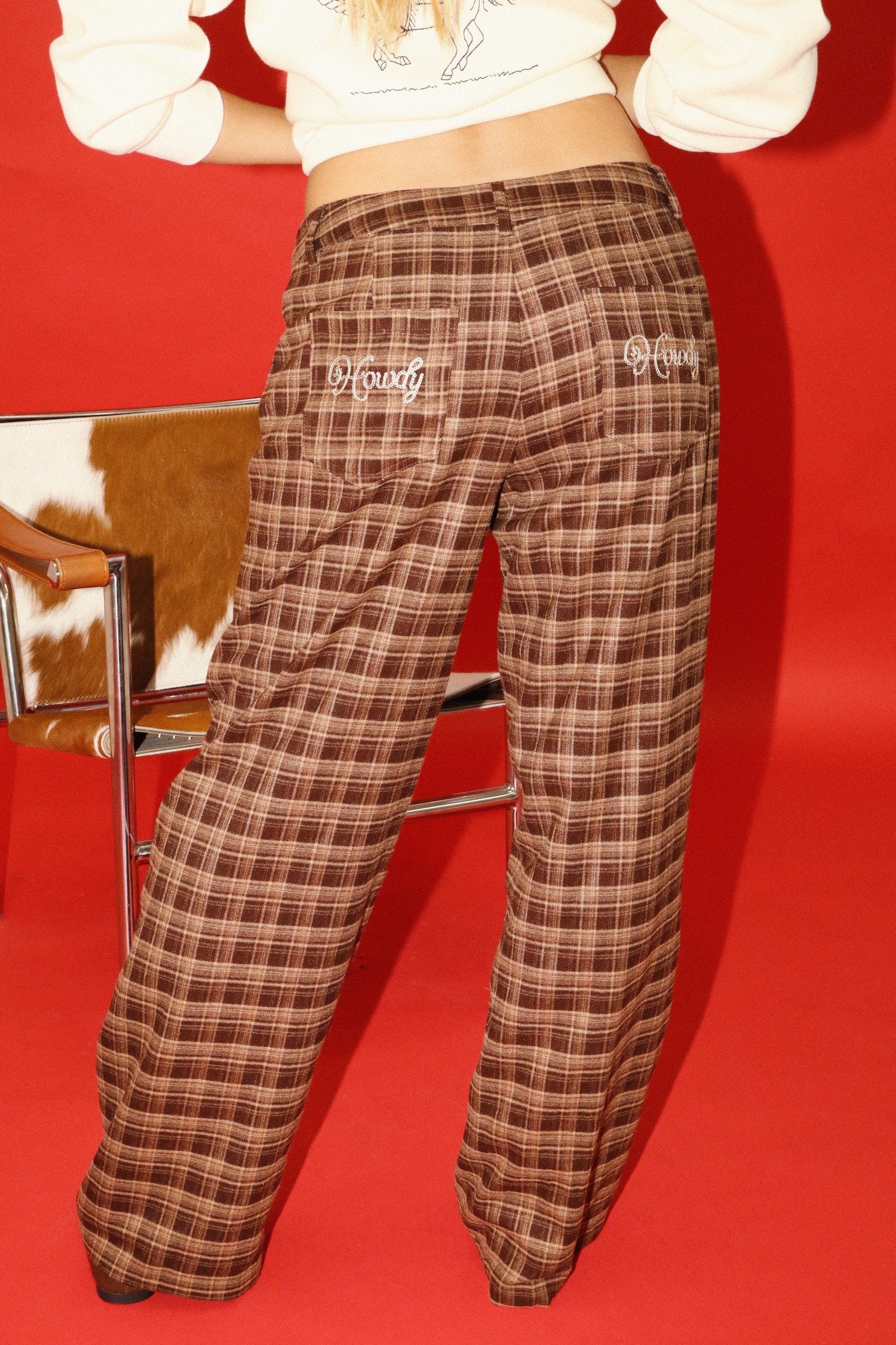 COWGIRL PLAID PANTS