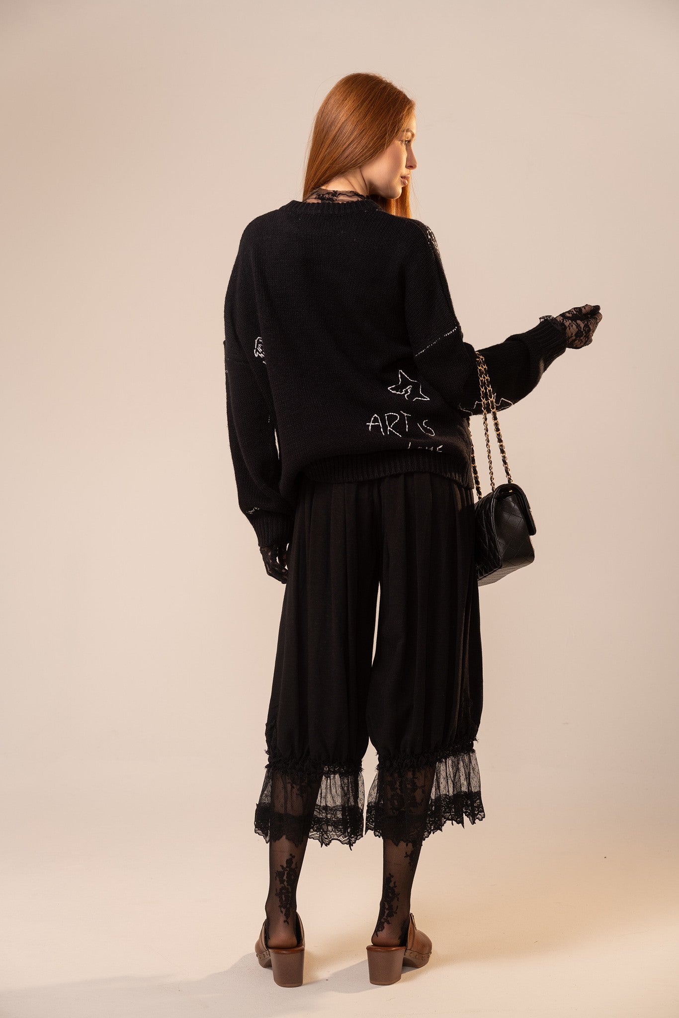 CREWNECK PRINT SWEATER