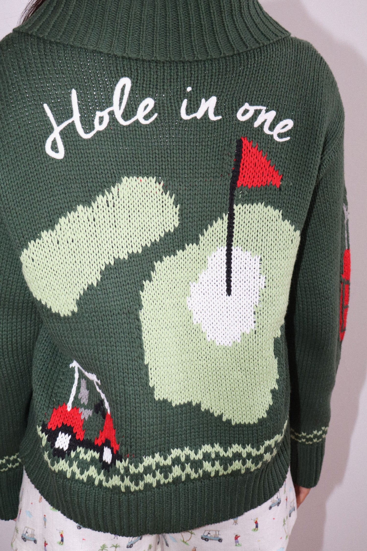 GOLF ZIP UP SWEATER