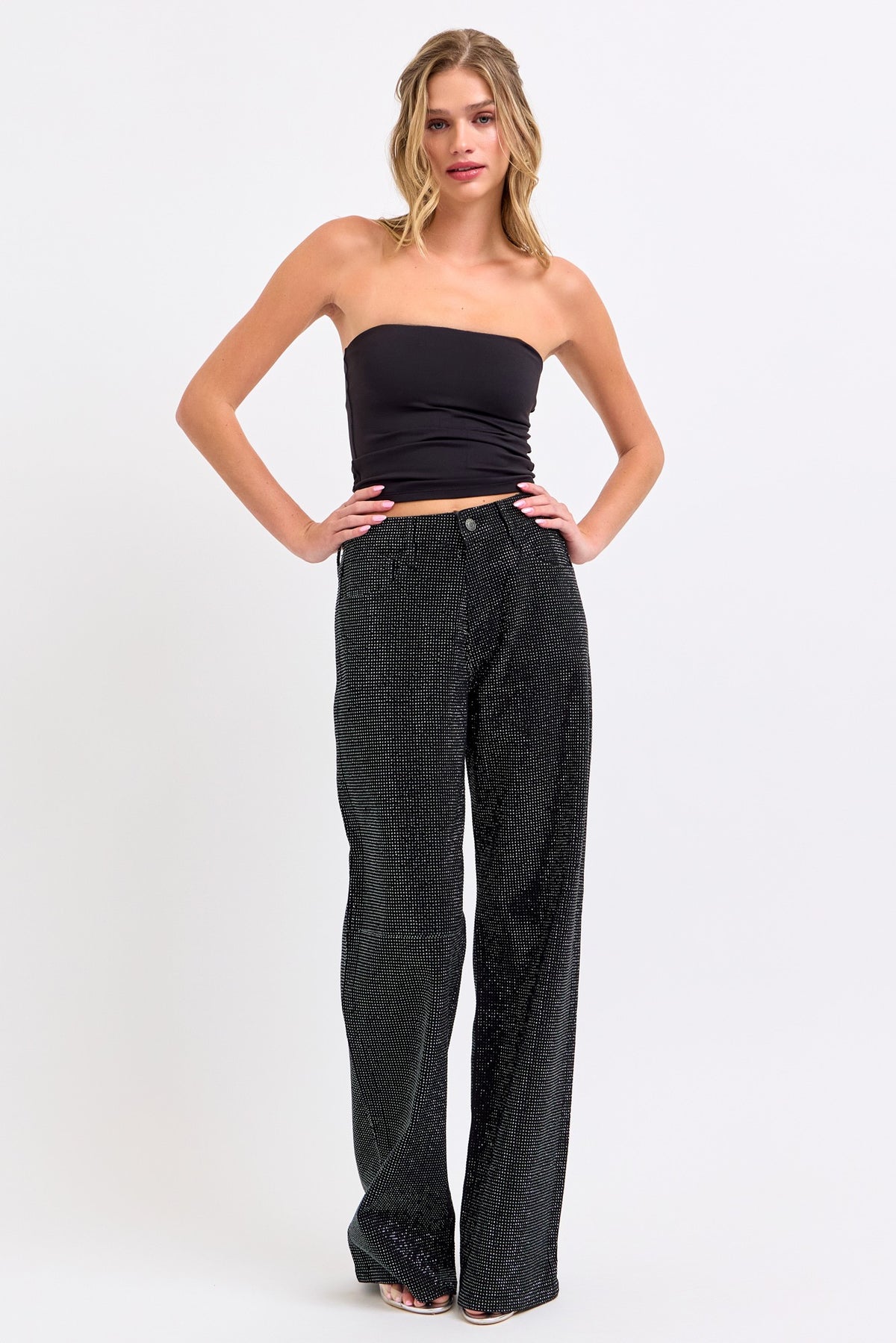 RHINESTONE JEANS