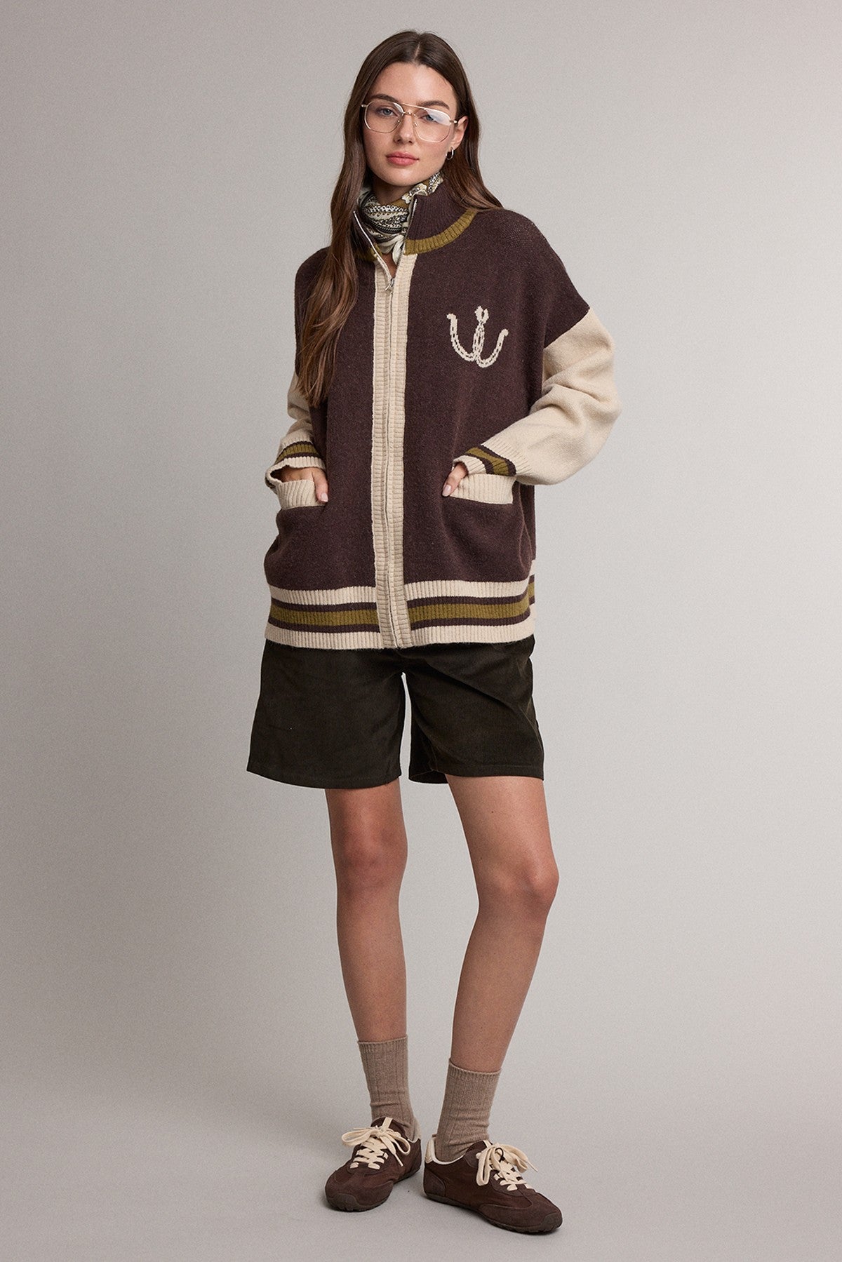 HORSE VARSITY CARDIGAN