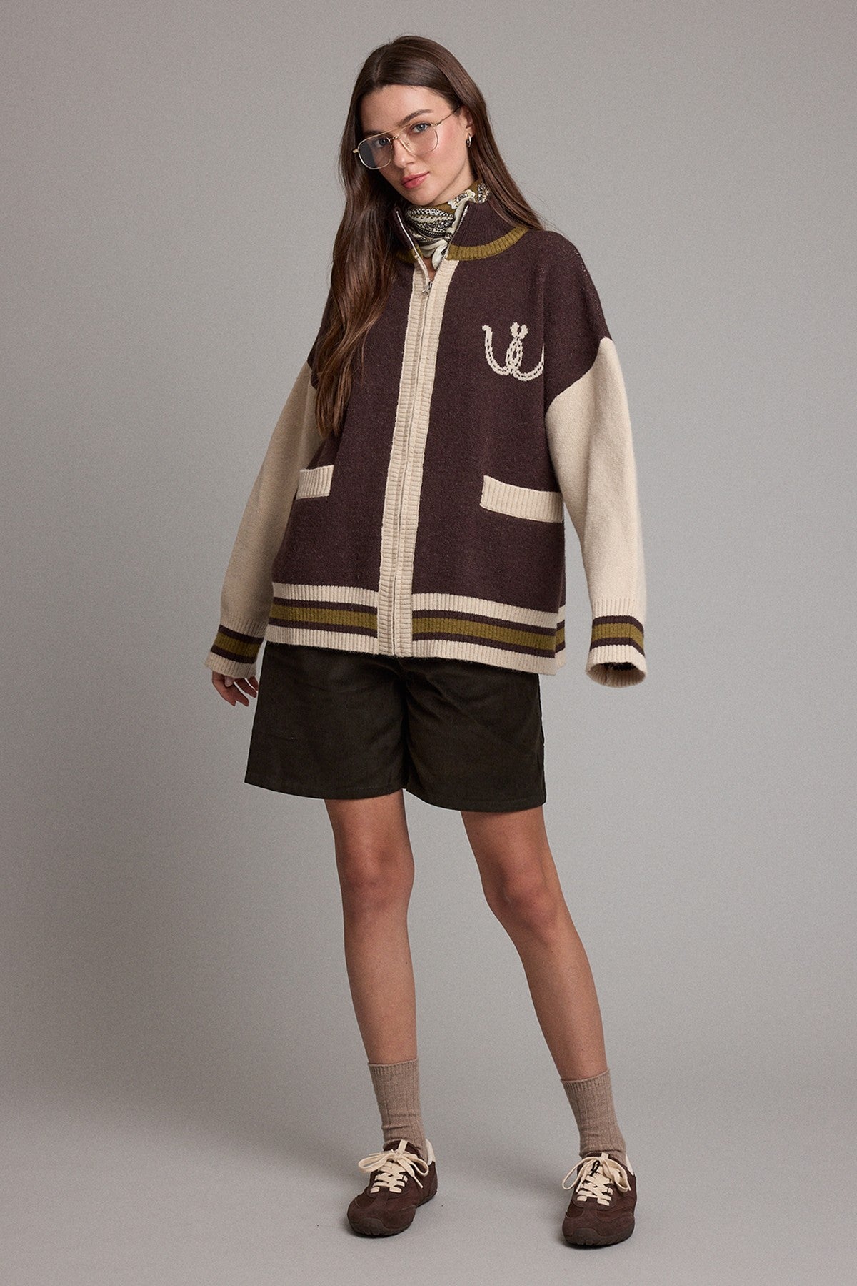 HORSE VARSITY CARDIGAN