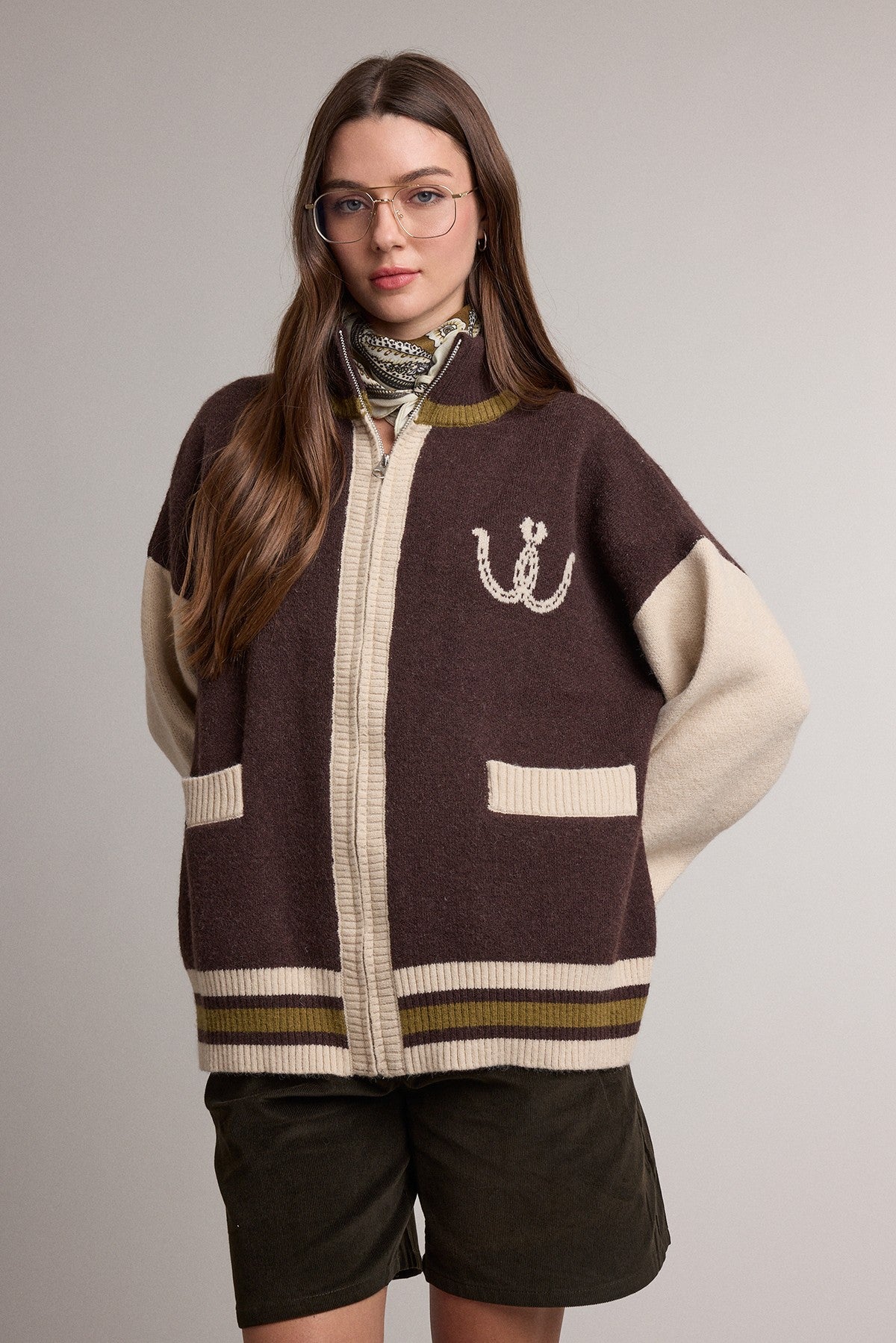 HORSE VARSITY CARDIGAN