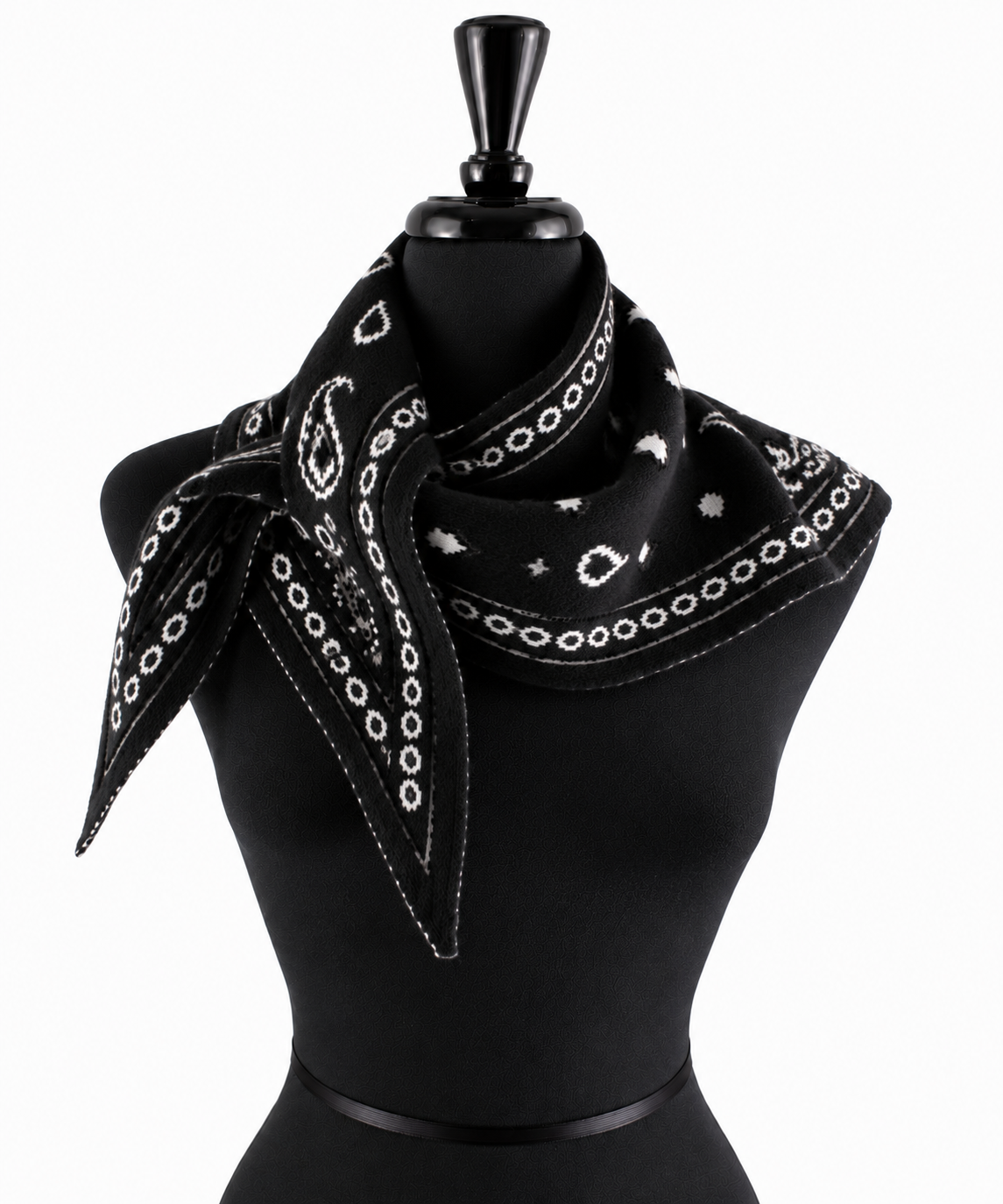 BANDANA SCARF BLACK