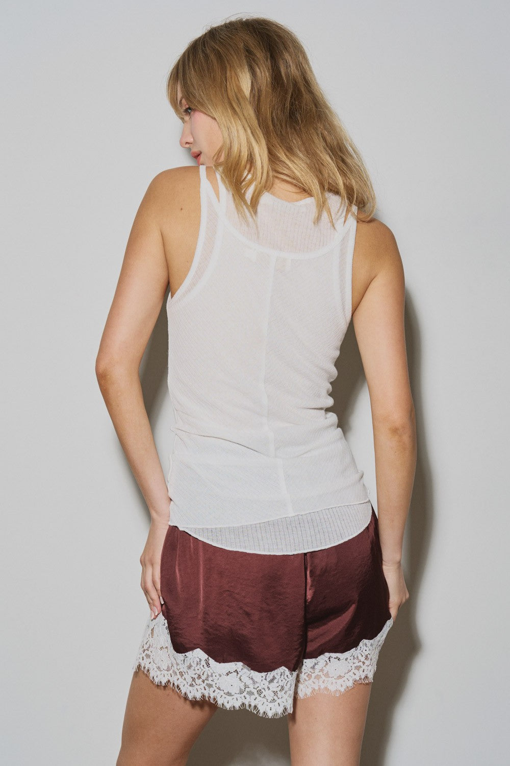 DOUBLE LAYERED TANK TOP