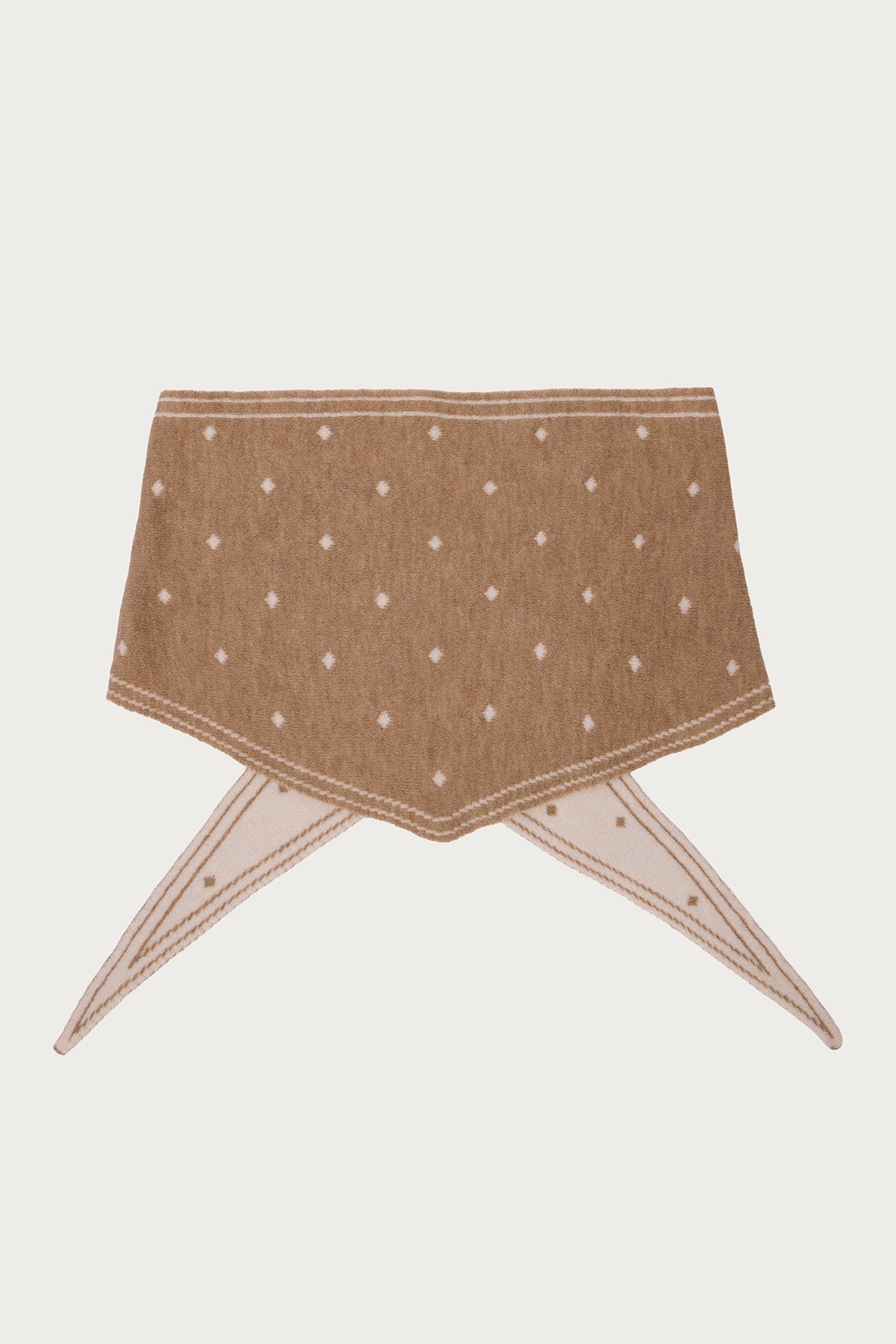 POLKA DOT TRIANGLE SCARF