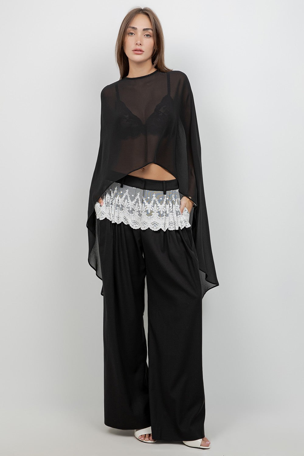 SOFT WOVEN CAPE