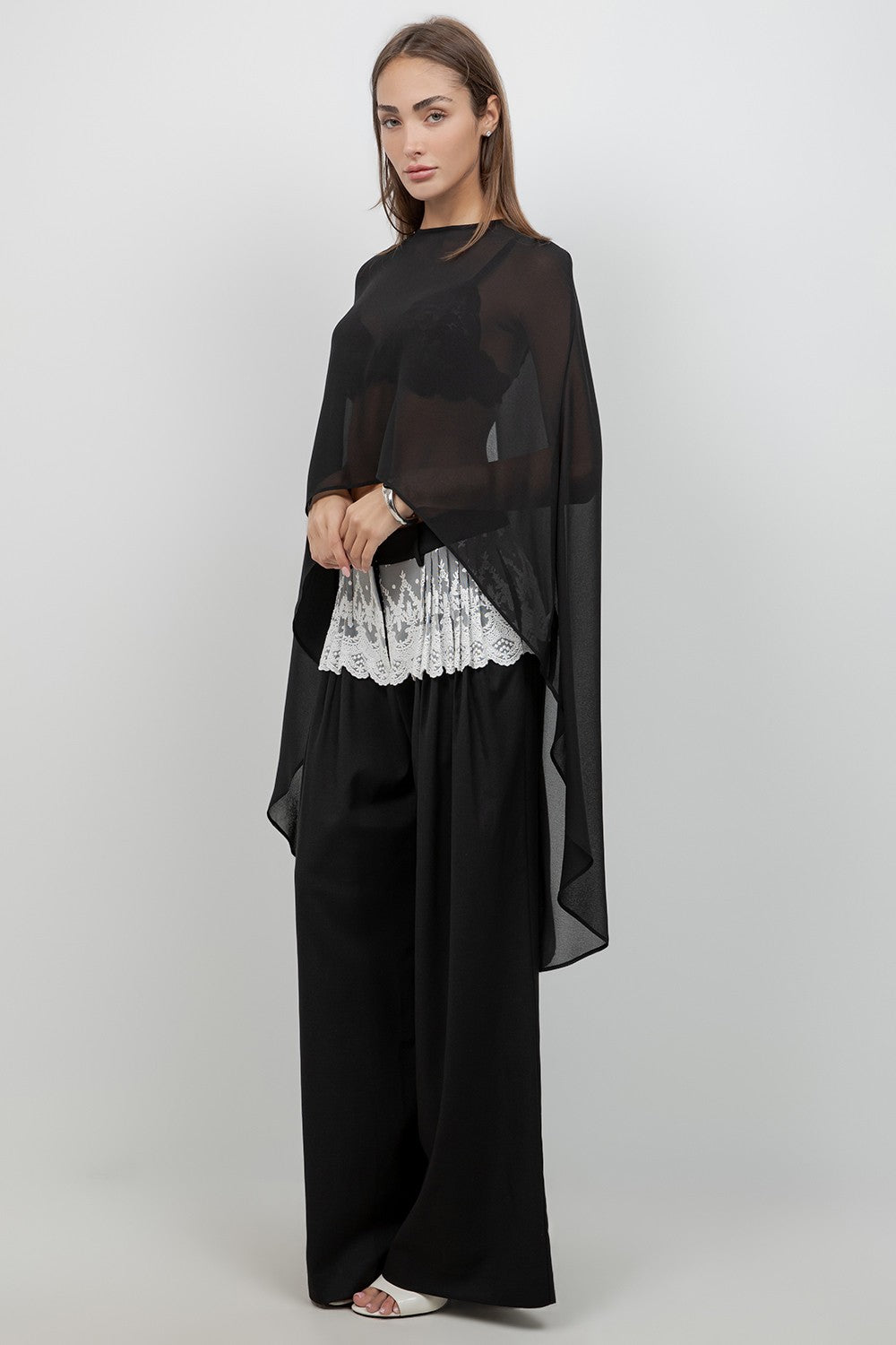 SOFT WOVEN CAPE
