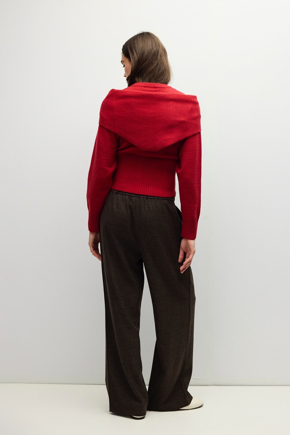 THE BRIANA CARDIGAN CHERRY