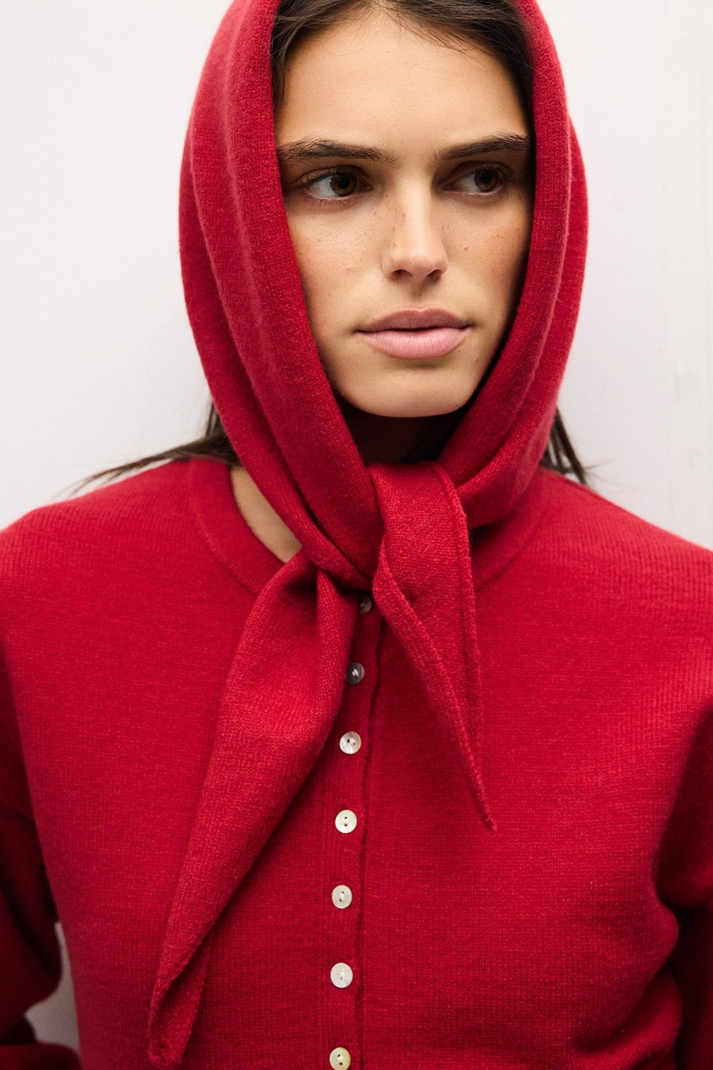 THE BRIANA CARDIGAN CHERRY