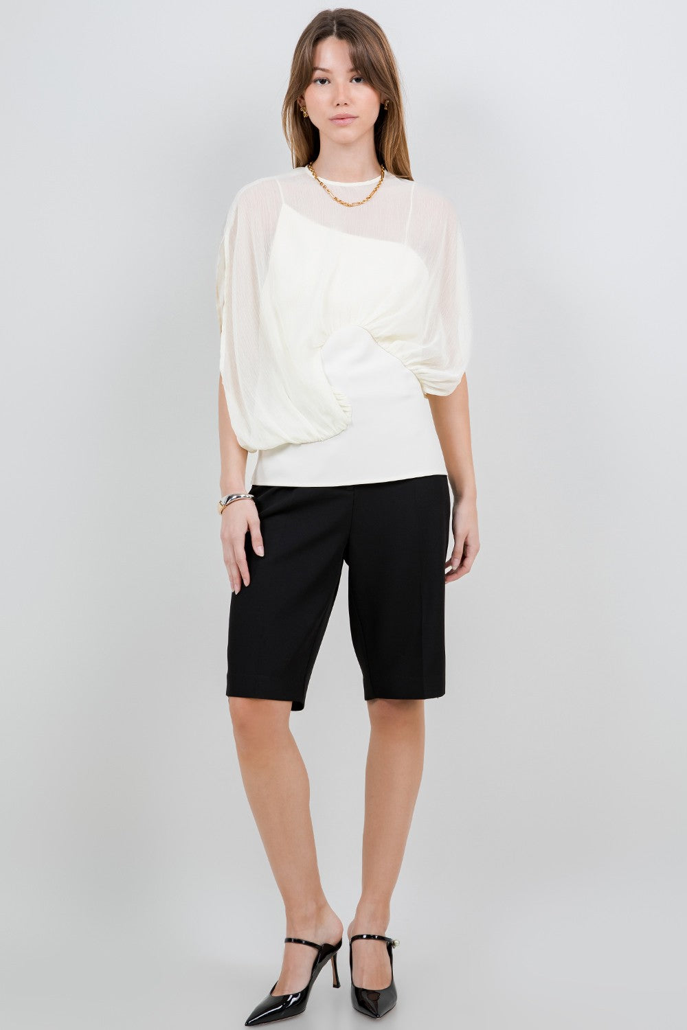 ZIP UP BERMUDAS