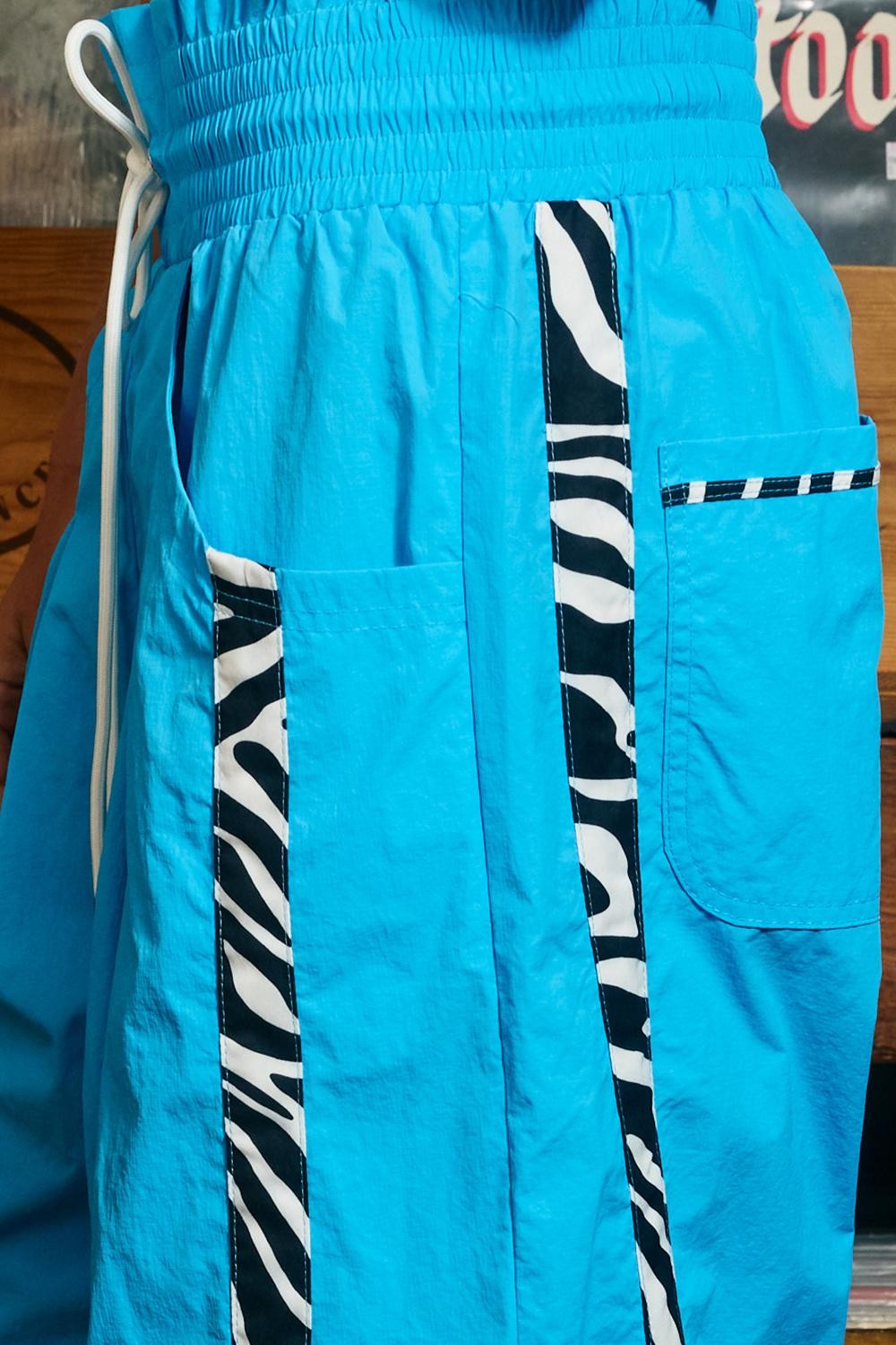 ZEBRA PARACHUTE PANTS