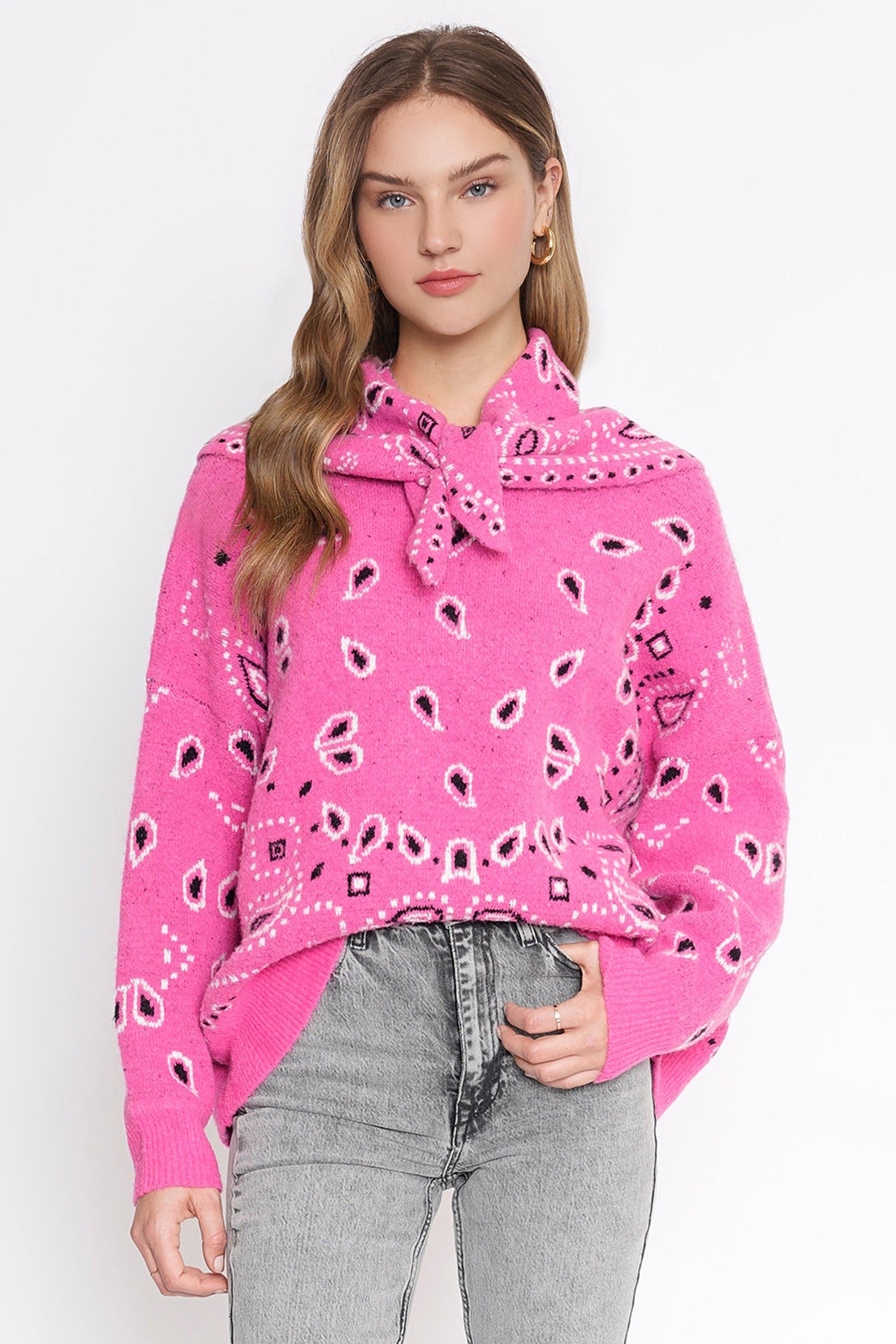 BANDANA SWEATER